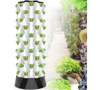 Système de Culture hydroponique, Tour de Jardin hydroponique, système de Culture hydroponique, kit de Culture aéroponique pour Herbes, Fruits et légumes avec Pompe d'hydratation, Adaptateur,