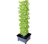 Système de Culture hydroponique, Tour hydroponique SY Vertical Grow Tower avec Pompe et réservoir d’Eau Mobile 45 Sites de Plantes
