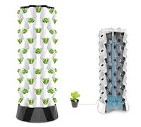 Système de Culture hydroponique, Tour hydroponique, système de Culture aquaponique, kit de Culture aéroponique pour Herbes, Fruits et légumes avec Pompe d'hydratation, minuterie, Adaptateur,