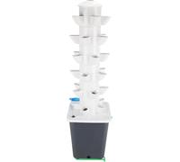 Système de culture hydroponique, tour verticale, 30 trous de plantation, noir