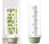 Système de Culture hydroponique Verticale - Jardinage aéroponique d’intérieur automatisé avec éclairage LED pour Une Croissance Efficace des Plantes