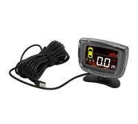 Système de de Recul de Voiture avec écran LCD 4 Capteurs de Stationnement Détection de Distance en Temps Réel Alertes Sonores Feux d'avertissement pour Voitures Camions SUV (Silver)
