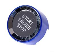 Système de démarrage à bouton-poussoir pour voitures BMW avec technologie Start Stop Remplacement direct pour bouton de tableau de bord avant (FG Bleu)