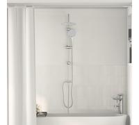 vidaXL Système de Douche Argent 45 x 20 x 96 cm Laiton, Sus201 et ABS