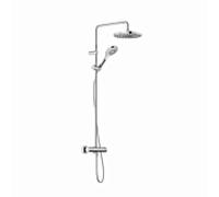 Système de douche double thermostatique Kludi DIVE Dive X 3S 6906705-00 avec douchette, chromé