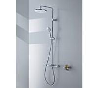 Système de douche Duravit 1000 TH4282008010, profondeur 354 mm, avec mitigeur thermostatique, chromé