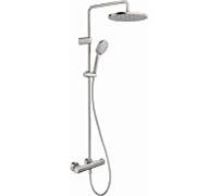 Duravit système de douche 1000 TH4282008070 Minusflow 2 consommateurs acier inoxydable brossé