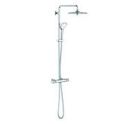 GROHE Système de douche Euphoria 27296003 – thermostat apparent, montage mural, chromé
