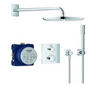 Système de douche Grohe Grohtherm modèle encastré avec Rainshower Cosmopolita...