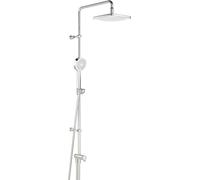 Système de douche HANSA HANSABASICJET, douchette de tête 200 x 200 mm, carrée...