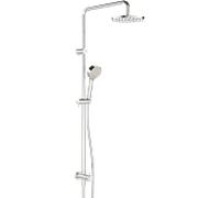système de douche Hansa Hansaviva 44190200 chromé , raccordement direct au coude de raccordement mural