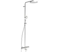 Hansa Armaturen Système de douche Hansaviva 65162201 – pommeau effet pluie, montage mural, chromé