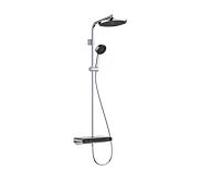 Hansgrohe Colonne de douche Activera S 28638000 – Showerpipe 240 1 jet EcoSmart, Chrome