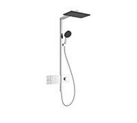 Système de douche Hansgrohe Raindance Alive Q 24581000 1 jet économie d'eau avec ShowerSelect Comfort, EcoSmart, 8 l/min, chromé