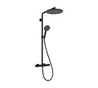 hansgrohe Raindance Alive S Puro Duschsystem 24592670 1 Strahlart mit Ecostat Element, 12 l/min, schwarz matt