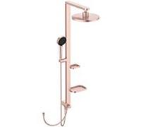 Système de douche Ideal Standard Alu+ BD585RO sans robinetterie, rosace