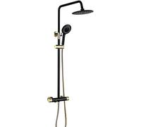 Système de douche Mur Mourir de robinet de douche ensemble avec tête de douche tuyau de douche ensemble de douche salle de bain avec remplissage de bain et douche à main mélangeur de douche de douche