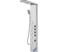 Système de douche SucceBuy, tour de douche avec 4 modes de douche, chute d'eau, cascade, 5 jets de massage pour tout le corps et douchette à main avec 3 réglages et un flexible de 59 pouces