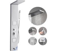VEVOR Colonne de douche en acier inox avec jet de massage et effet pluie 5 modes
