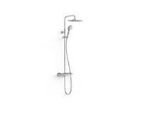 Système de douche Tres Over Wall 19038705 avec thermostat en saillie, chromé