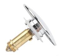 Système de drainage clic-clac efficace avec finition chromée résistante à la corrosion et composants en laiton massif