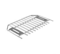 Système de drainage d'angle en acier inoxydable pour applications de toit et de mur - Drain de sol de qualité 304 avec design anti-bûche des feuilles, convient pour balcon, gouttière et (S)