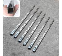 Système de drainage de tranchée avec grille en acier inoxydable, lot de 6 kits de drainage extérieur pour une prévention efficace des inondations dans les patios, les allées et les cours