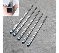 Système de drainage de tranchée avec grille en acier inoxydable, lot de 6 kits de drainage extérieur pour une prévention efficace des inondations dans les patios, les allées et les cours