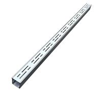 Système de drainage de tranchée d'extérieur avec grille en acier inoxydable pour jardin, cour, allée - Mini gouttière de drainage efficace