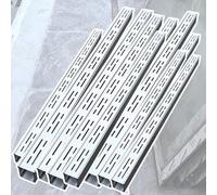 Système de drainage de tranchée mince avec grille amovible pour évacuation extérieure pour cour, allée et douche. Canal D efficace pour une meilleure irrigation