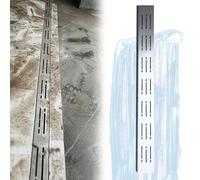 Système de Drainage de Tranchée Mince,Kit de Drainage de 100 Cm de Long,Système de Drainage Souterrain/Gouttière de Pluie Pluviale pour Maison,Terrasse,Cour,Sols,Drainage,35 50 70 100 150 Mm