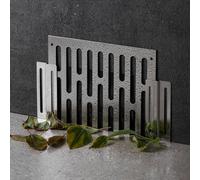 Système de Drainage Extérieur,Grilles de Drainage pour Murs Latéraux,Kit de Grilles de Drainage pour Murs de Terrasse de Jardin,Facile À Installer,Grilles de Drainage en Acier Inoxydable,Couvercles/P
