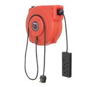 Système De Enrouleur De Câble Sealey CRM10 Rétractable 10M 2 X 230V Prise