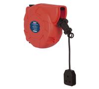 Système De Enrouleur De Câble Sealey Rétractable 10M 1 X 230V Prise CRM101