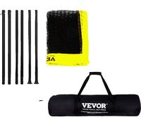Système de filet de volleyball portable, poteaux réglables en hauteur, kit complet avec pompe, 1,25 pouce