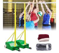 Système de filet portable réglable avec roues pour entraînement multi-sports en extérieur et intérieur
