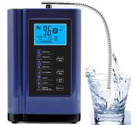 Système de filtration deau alcaline/acide domestique, purificateur deau avec générateur dhydrogène pH 3,5-10,5 et écran LCD 3,8 pouces, argent