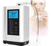 Système de filtration deau alcaline/acide domestique, purificateur deau avec générateur dhydrogène pH 3,5-10,5 et écran LCD 3,8 pouces, argent