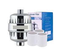 Système de filtration d'eau par osmose inverse Filtre de douche de bain (WHT-303-3E) adoucisseur de chlore et d'élimination des métaux lourds purificateur de filtre à eau for le bain de santé Facile à