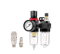 Système de filtration d'eau sous évier 1/4 compresseur d'air huile eau séparateur filtre régulateur piège aérographe soupape de réduction de pression(AFC-PC602)