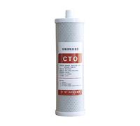 Système de filtration d'eau sous évier 1 pièces 10 pouces CTO UDF PP filtre enfichable filtre à charbon actif compressé prise CTO filtre filtre universel à charbon fritté(CTO)