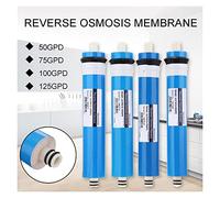 Système de filtration d'eau sous évier 1 pièces 50/75/100/125GPD maison cuisine osmose inverse RO Membrane remplacement système d'eau filtre à eau purificateur traitement de la consommation(400G)