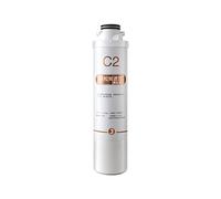 Système de filtration d'eau sous évier Élément filtrant de purificateur d'eau d'installation libre de bureau, cartouche de filtre à eau, PAC encliquetable, PP, GAC, RO(Khaki)