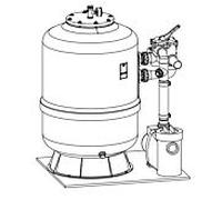 Système de filtration Grünbeck GENO-mat F 600 H, WS, B 241000020000