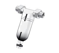 Système de filtre à eau, Antigel antidéflagrant 304 pré-filtre en acier inoxydable, tuyau d'eau du robinet domestique chauffage par le sol filtre à eau chaude spécial(C)