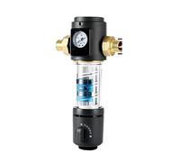 Système de filtre à eau, Pré filtre purificateur toute la maison filtre à eau à sédiments système de préfiltre Central lavage à contre-courant maille en acier inoxydable(DN20)