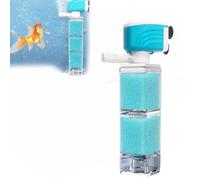 Système de filtre automatique pour aquarium, filtre de filtration multicouche, filtre submersible silencieux, pompe et filtres multi-usages économes en énergie pour la circulation (25 W)