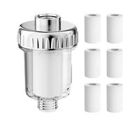 Système de filtre de douche à installation rapide avec noyaux en coton PP pour éliminer les impuretés de l'eau de baignade à la maison Filtre de douche universel