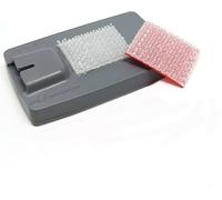 4R Quattroerre.it Dual Lock pour Telepass 2019 Fixation Amovible Transparente, 20 x 25 mm, 4 pièces