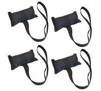 Système de fixation de toit pour kayak avec corde de traction et ancrages en mousse EVA pour kayak, canoë et planche de surf sur voitures, camions (4 pièces)